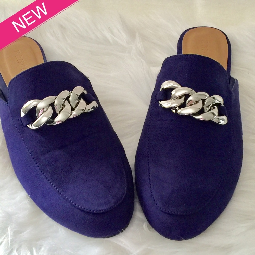 Bamboo Chain Loafer Mules